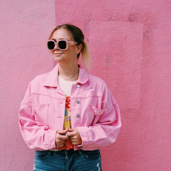 The "Jolene" Rhinestone Denim Jacket - Picture 5 of 5